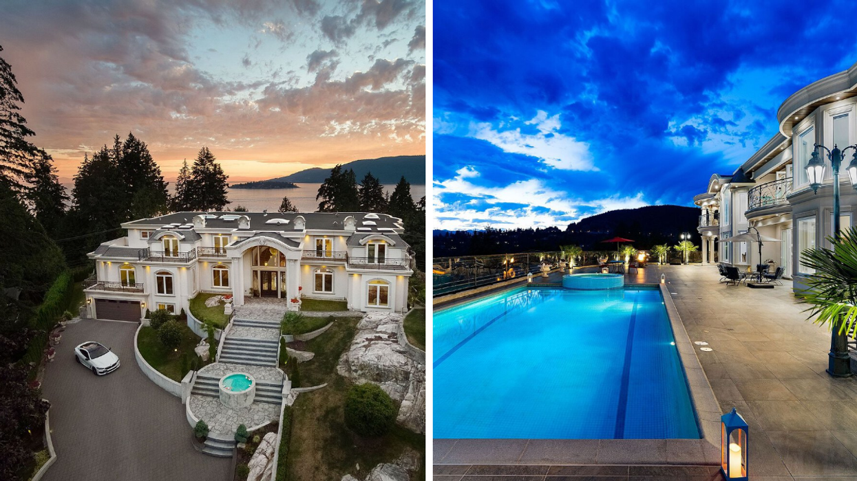 This Stunning $22.8M Mansion In BC Has Over 15 Rooms & A Giant Walk-In Wine Cellar (PHOTOS)