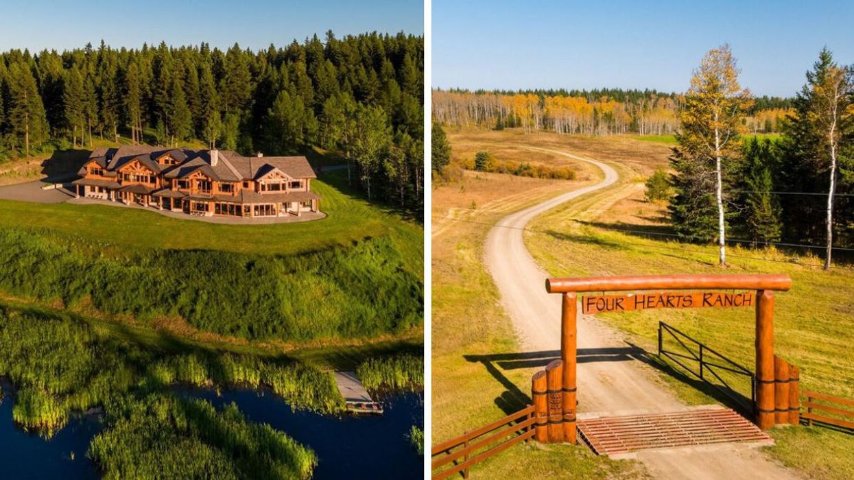 This Stunning $23.8M Ranch That's For Sale In BC Has 8 Houses & 4 Lakes