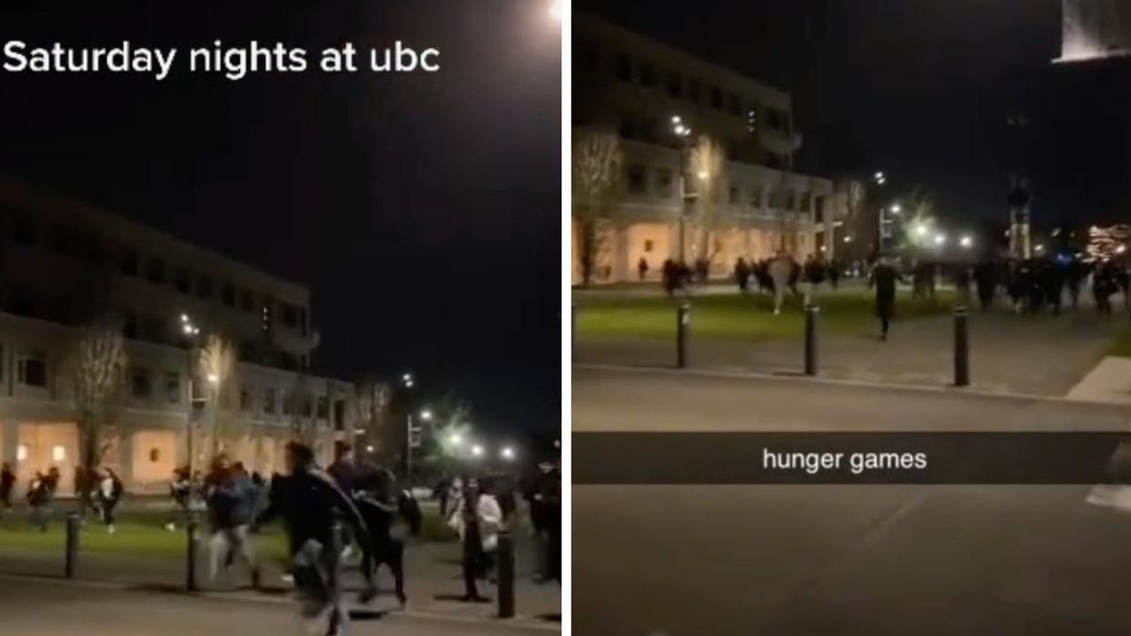 This TikTok Shows '400' People Storming Through The UBC Campus & It's Wild (VIDEO)