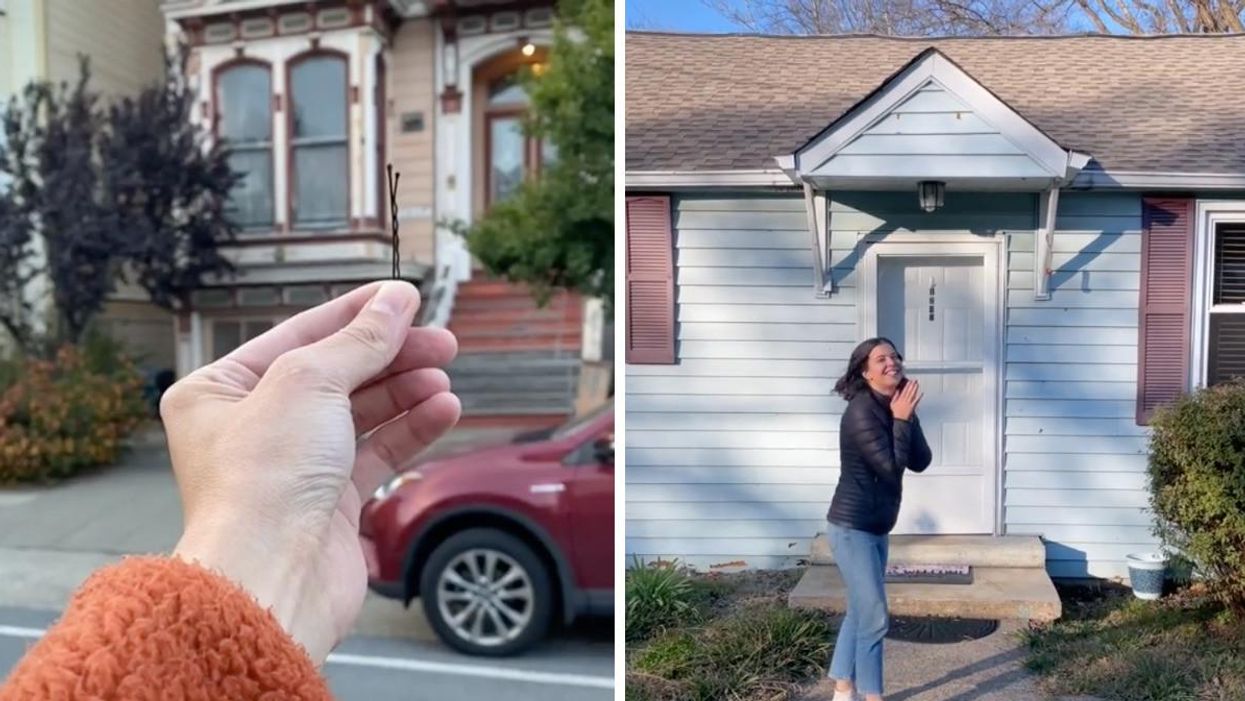 This TikToker Traded A Bobby Pin Up Until She Got A House & Here's How She Pulled It Off