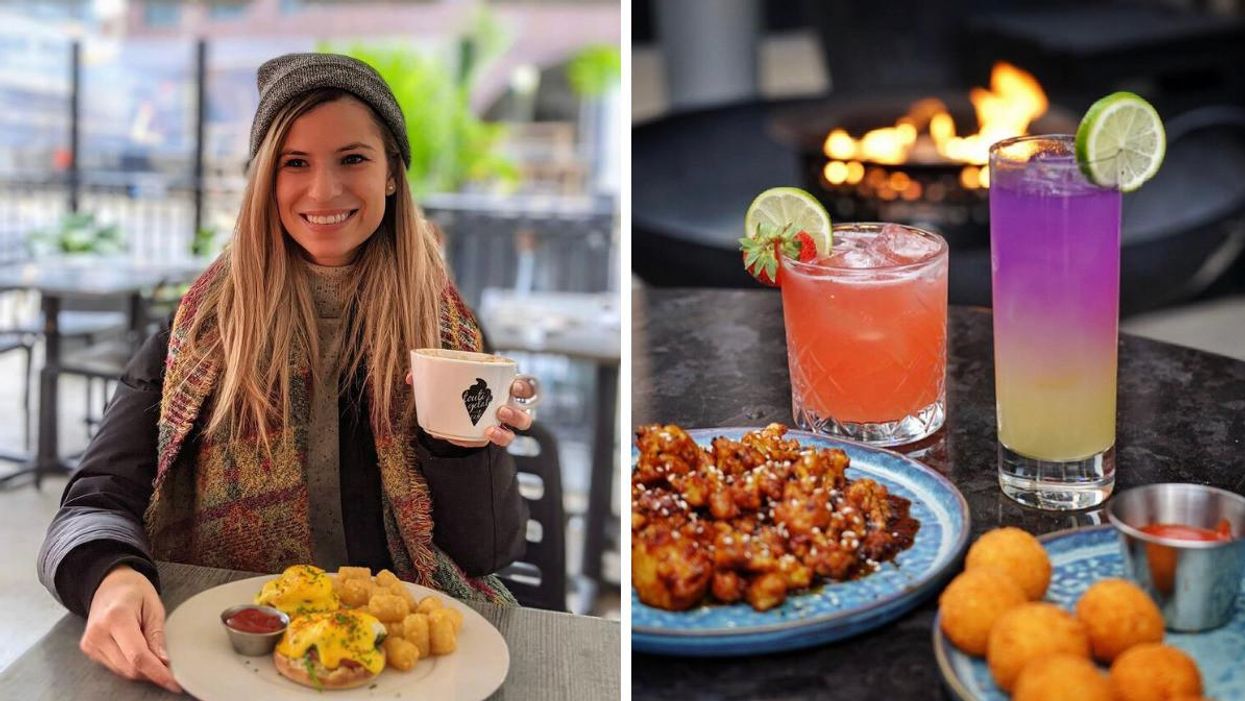 This Toronto Heated Patio Has Cozy Bonfires & The Entire Menu Is $20.22 Or Less This Month