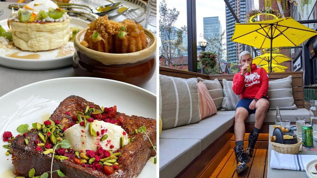 This Toronto Restaurant's All-You-Can-Eat Brunch Has Got Resort Vibes & Souffle Pancakes