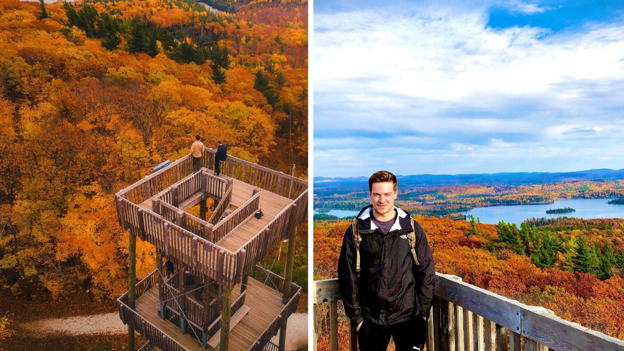 This Trail Near Ottawa Has An Observation Tower With Golden Views As Far As The Eye Can See