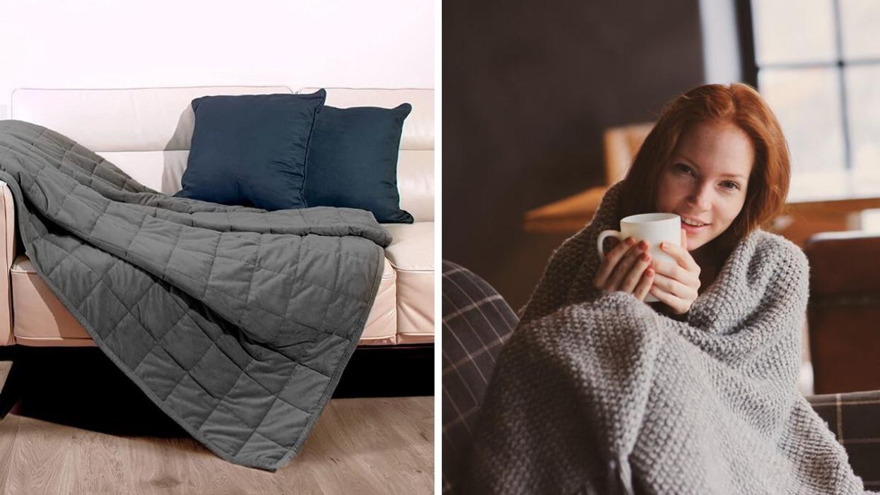 This Weighted Blanket On Amazon Canada Is Now On Sale & It Can Help You Get ‘The Best Sleep Ever’