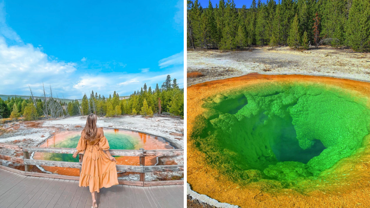 This Wyoming Hot Spring Looks Like A Magic Portal To Another World