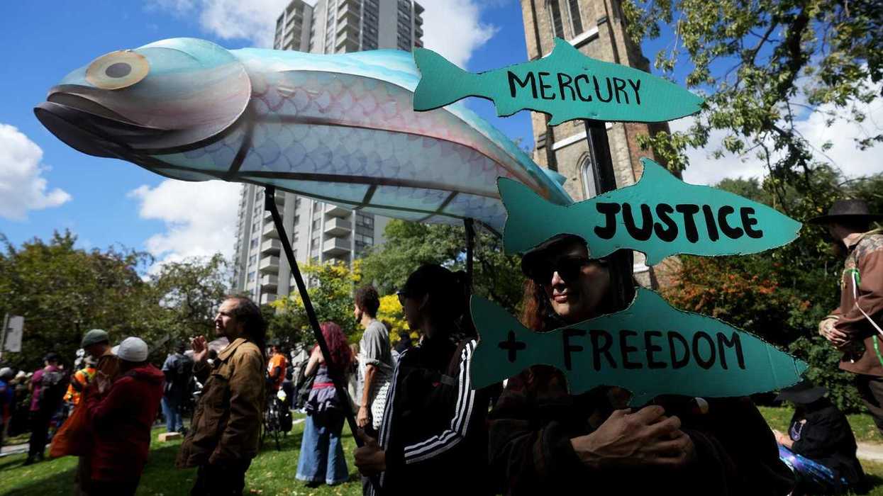 Thousands march for Grassy Narrows in Toronto