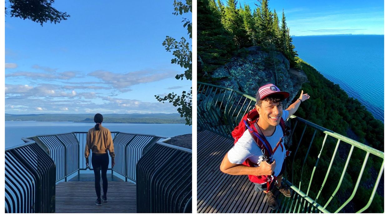 Thunder Bay's Secret Lookout Is Perched On The Edge Of A Cliff