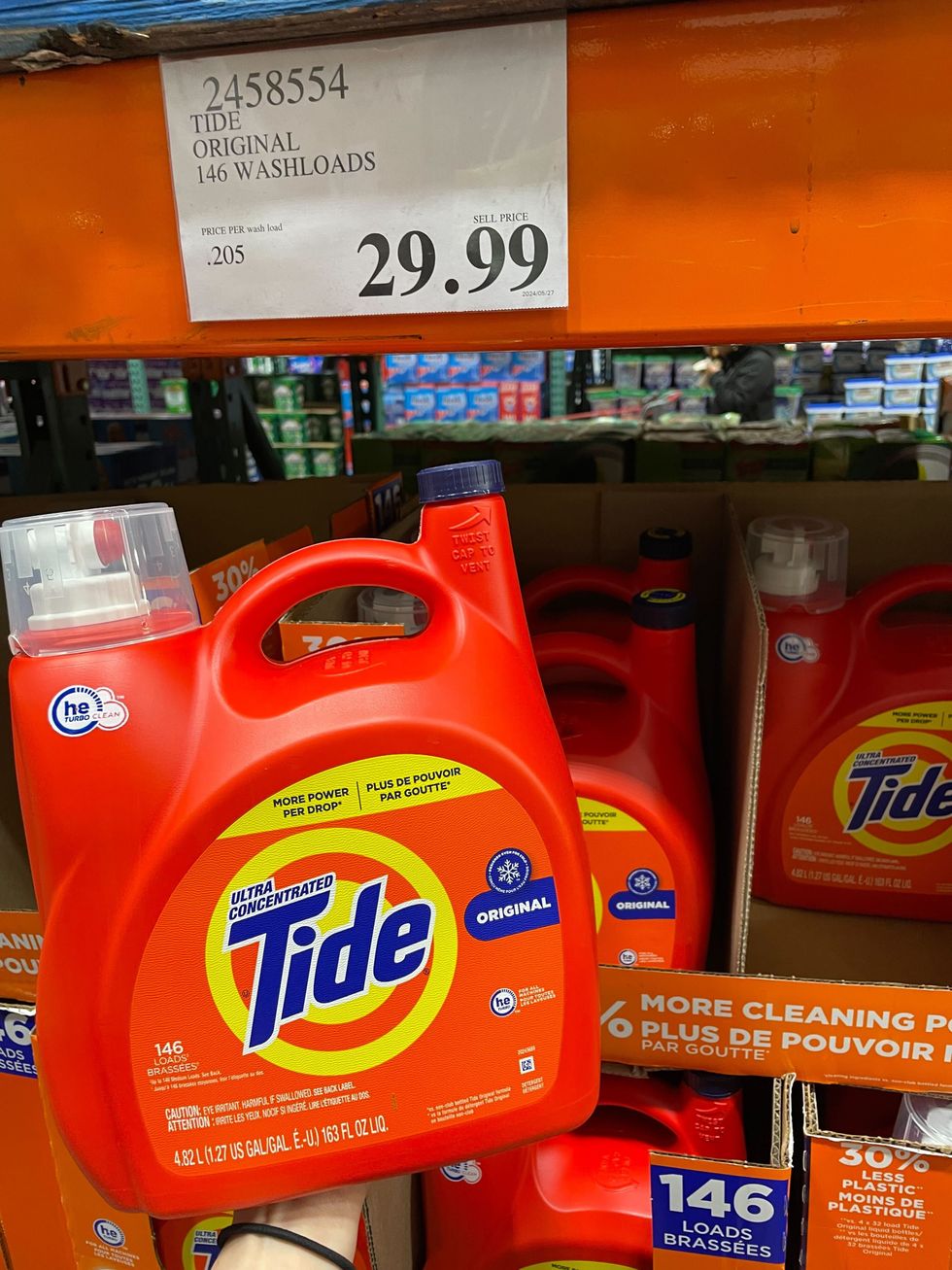 tide laundry detergent at costco