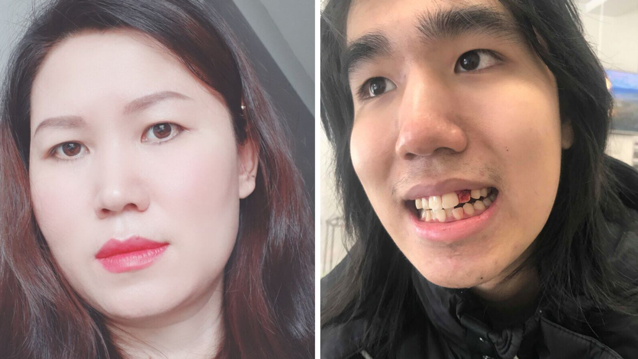 Tien Ly. Right: Dallas Ly.
