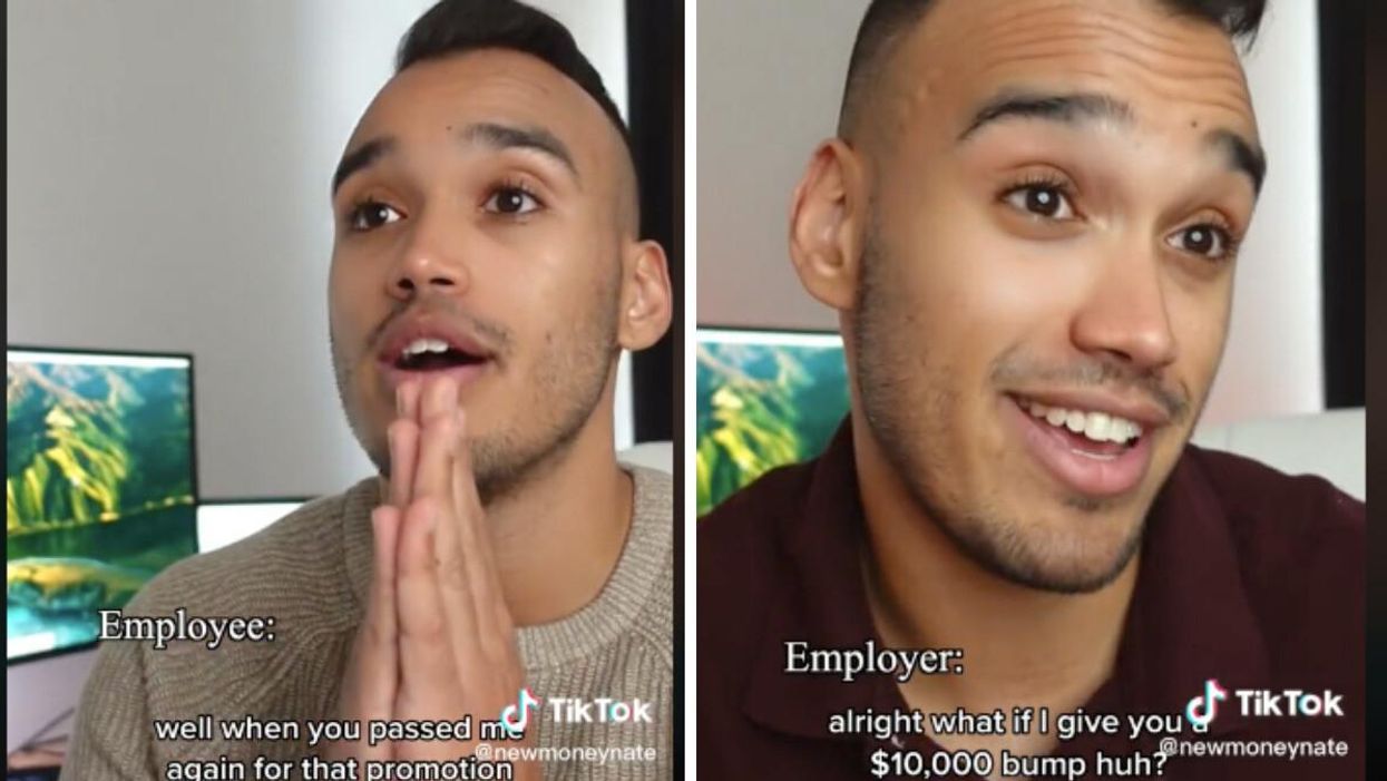 TikTok influencer Nathan Kennedy in his viral TikTok on Rage Applying.