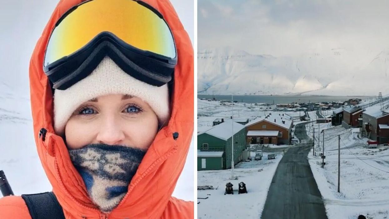 TikToker Cecilia Blomdahl showing what life is like on Svalbard.