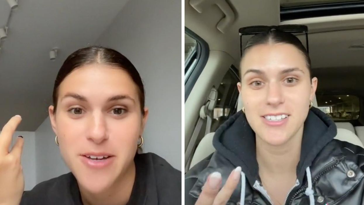 TikToker Megan Homme sharing airline jobs.