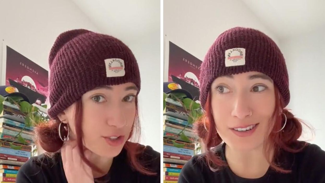 TikToker Michelle Kutsanov talking about her experience on Raya.