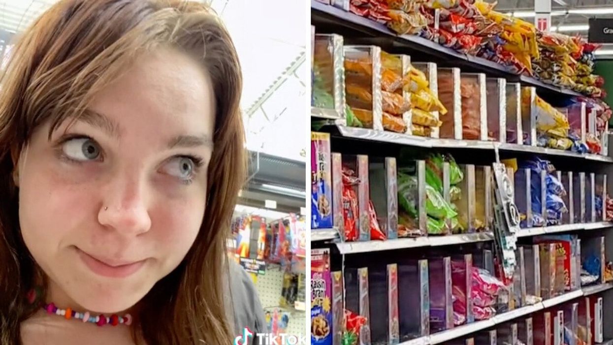 TikToker @taryn_ss9 showing inside a U.S. Walmart.