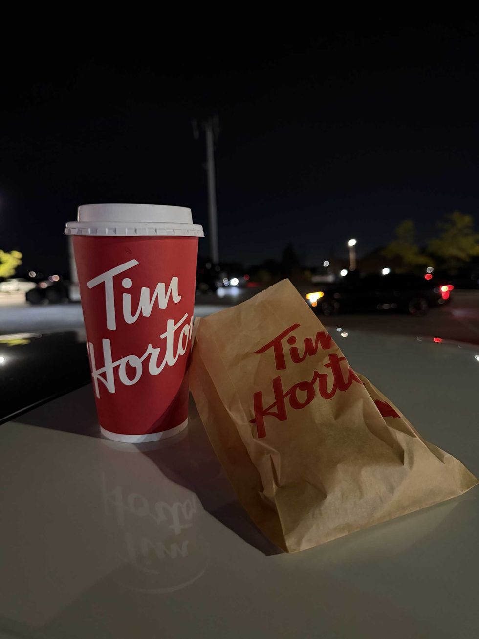 Tim Horton's coffee & drink