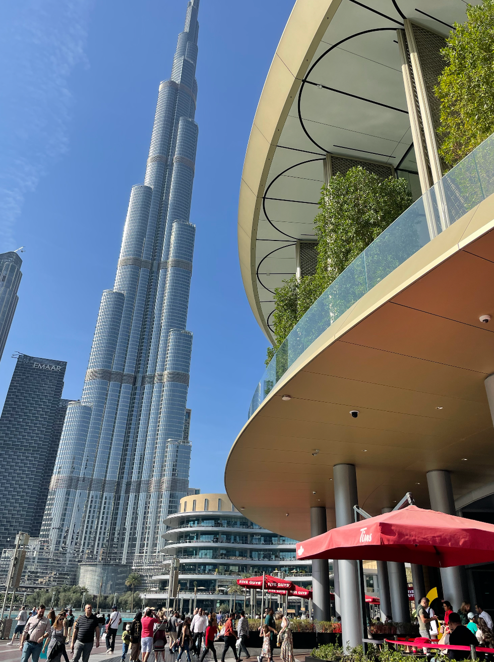 Tim Hortons by Burj Khalifa.