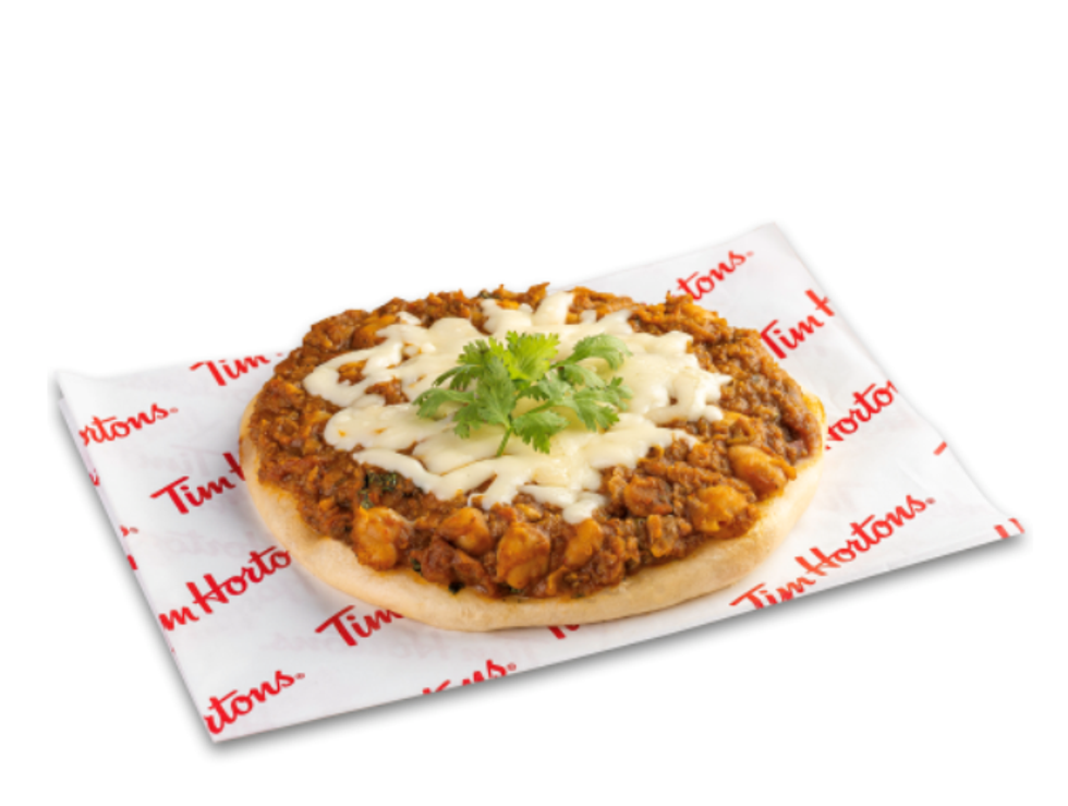 Tim Hortons' Chole Kulcha Flatbread.