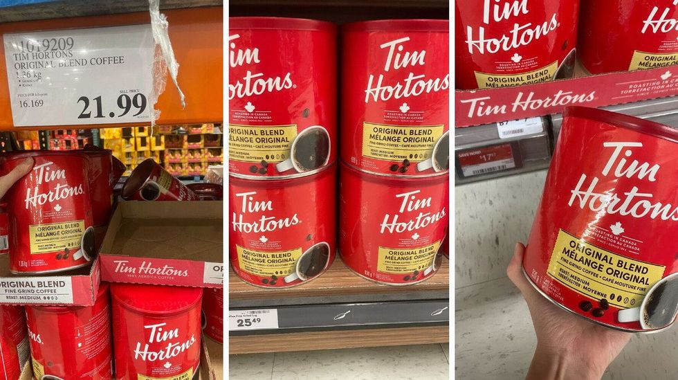 tim hortons coffee at costco, sobeys and walmart