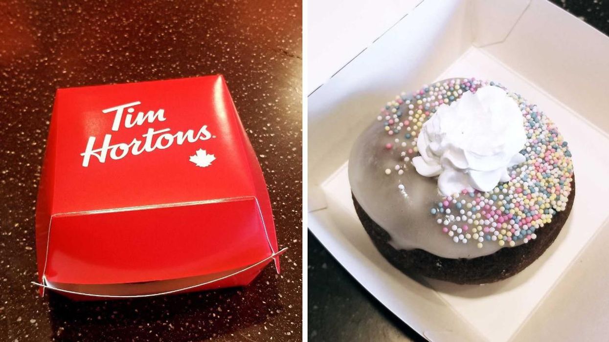 Tim Hortons donut for the Special Olympics.