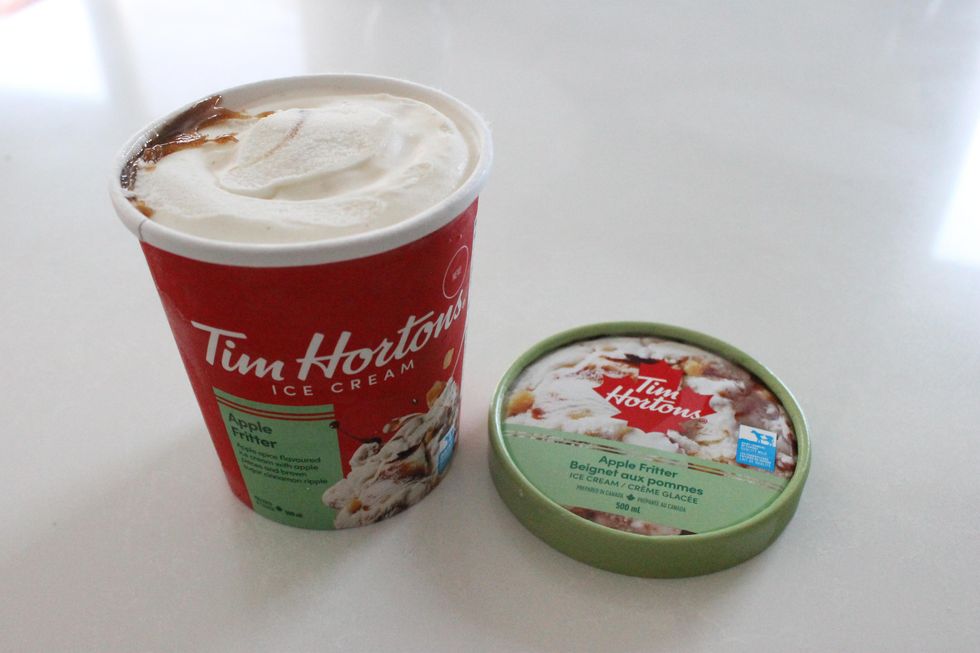 Tim Hortons Ice Cream Is Available Now & One Tastes Like You're Really