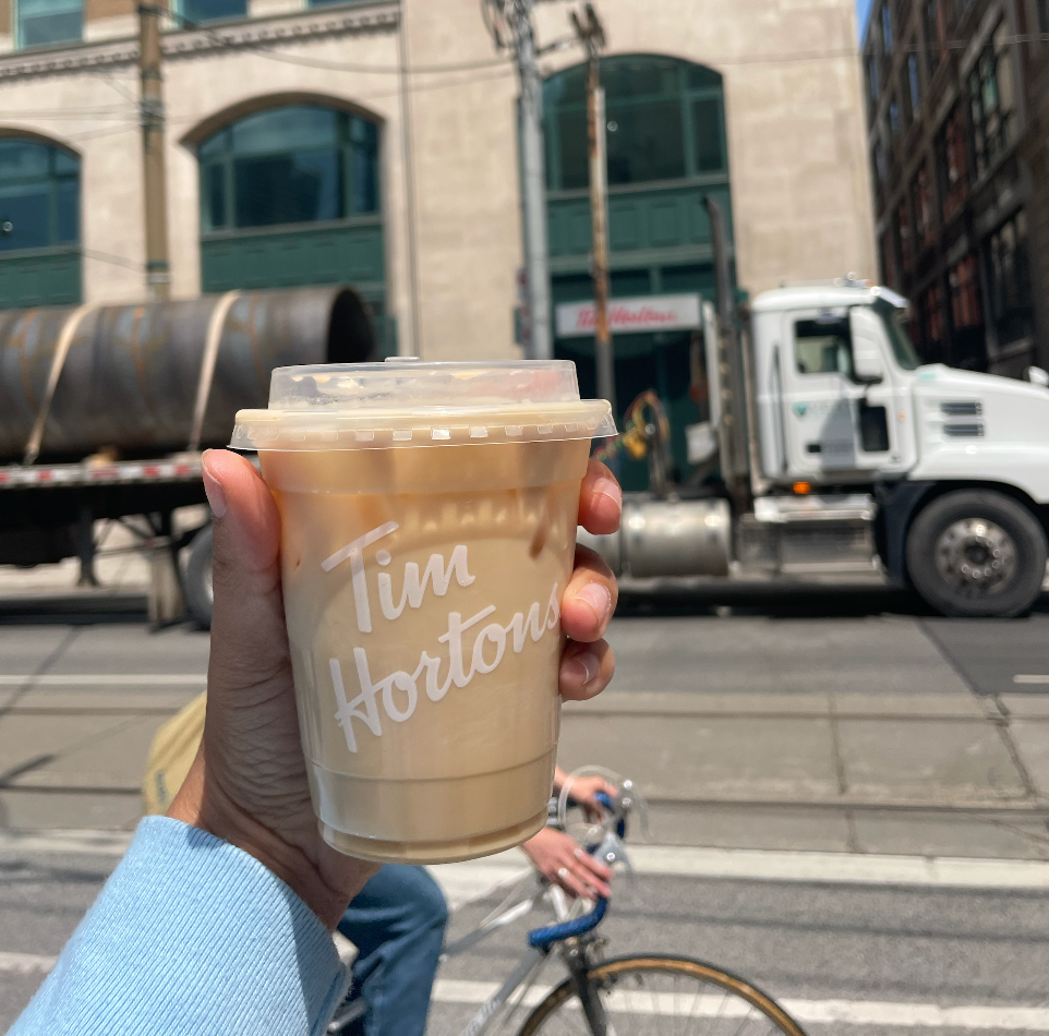 Tim Hortons Iced Coffee.