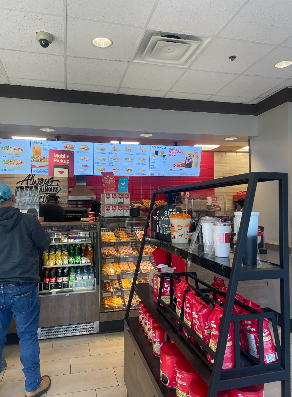 Tim Hortons in Toronto.