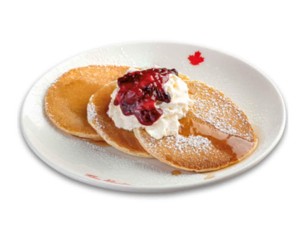 Tim Hortons India has pancakes.