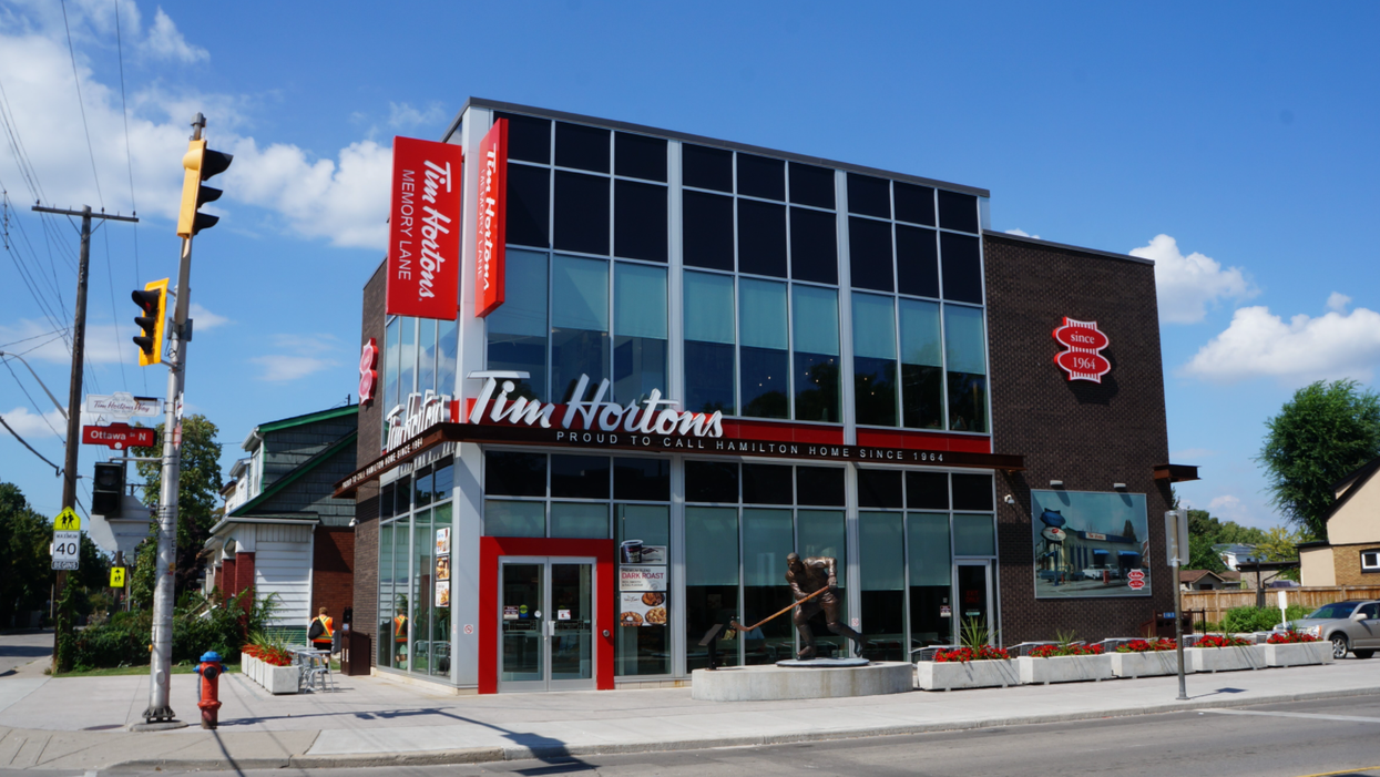 Tim Hortons Is Ditching Red Cups At Some Locations & The Replacement Is All Grey (PHOTO)