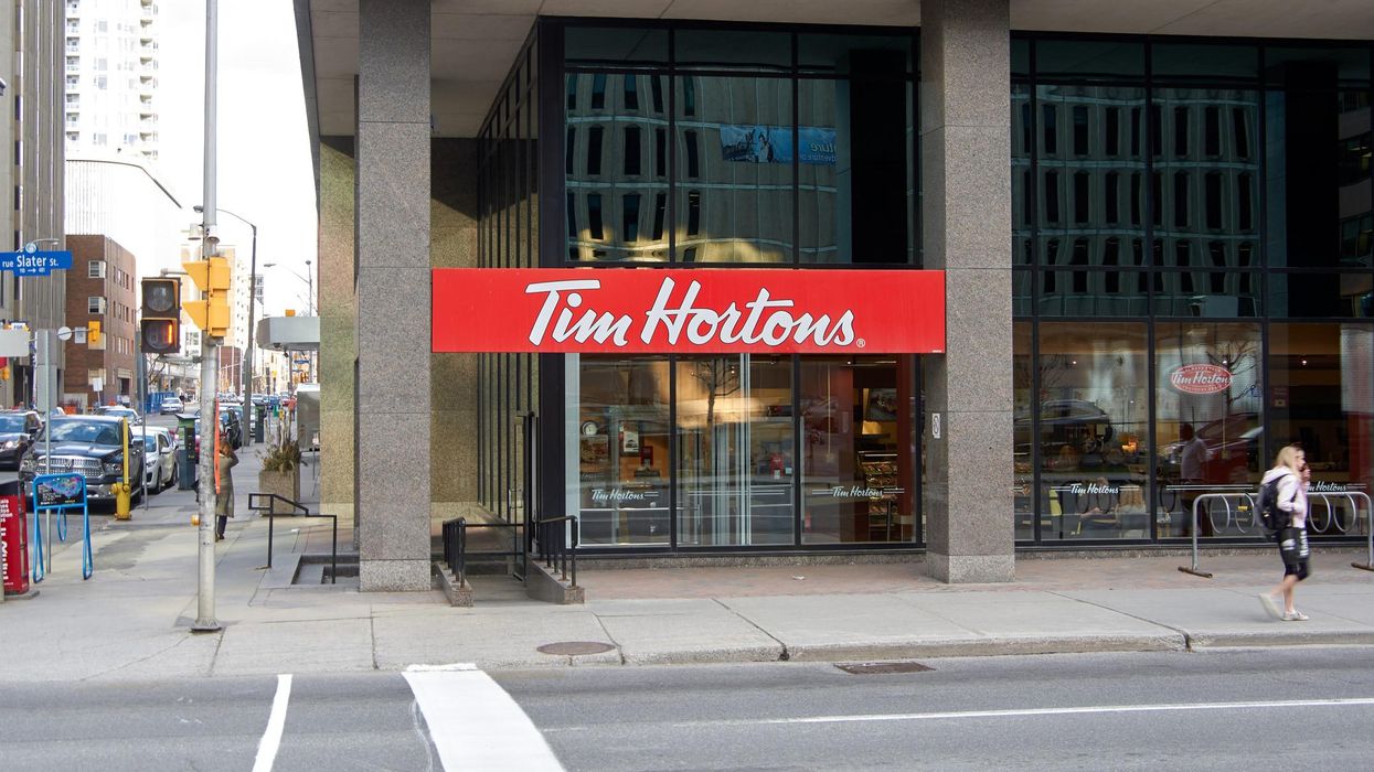 Tim Hortons location in Ottawa.