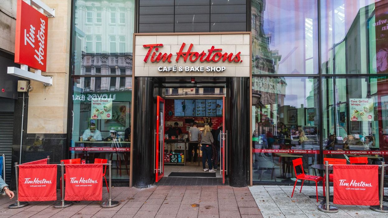 Tim Hortons location.