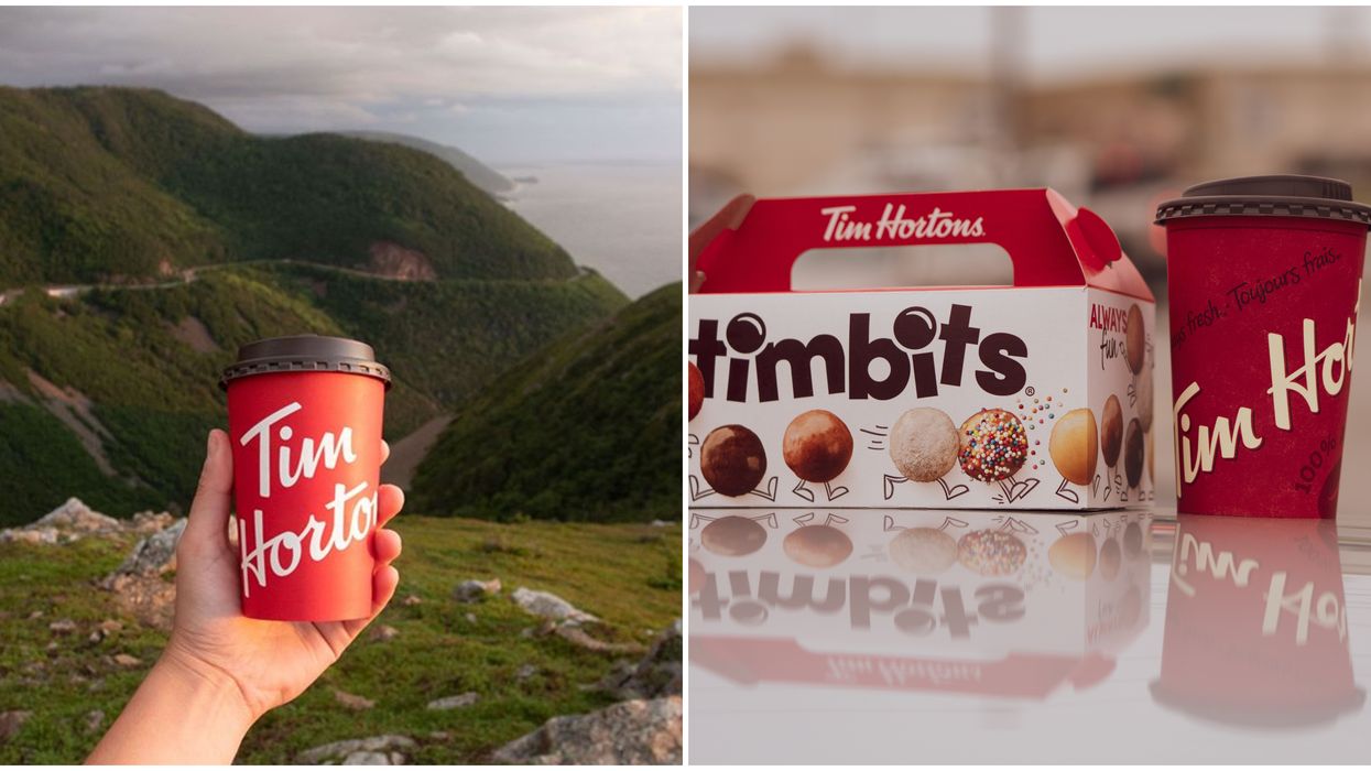 Tim Hortons offre du café gratuit aujourd'hui et tu peux en prendre toutes les 30 minutes