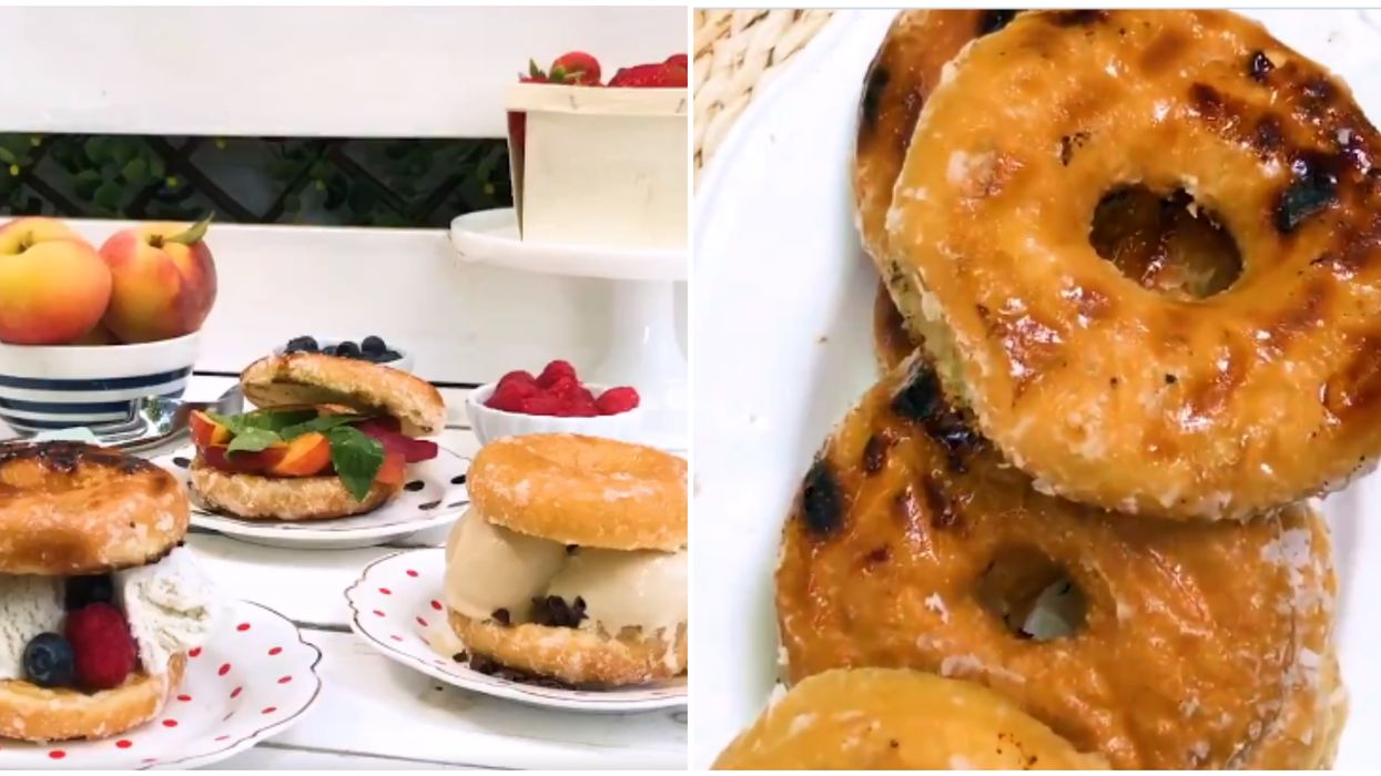 Tim Hortons partage une nouvelle recette de sandwich à la crème glacée avec beigne grillé