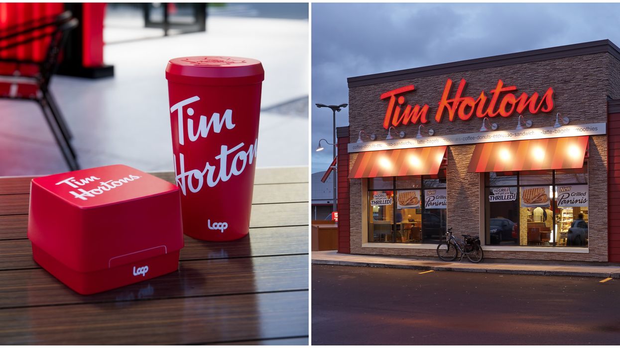Tim Hortons Reusable Cup & Food Container That You Actually Return Will Be Piloted Soon