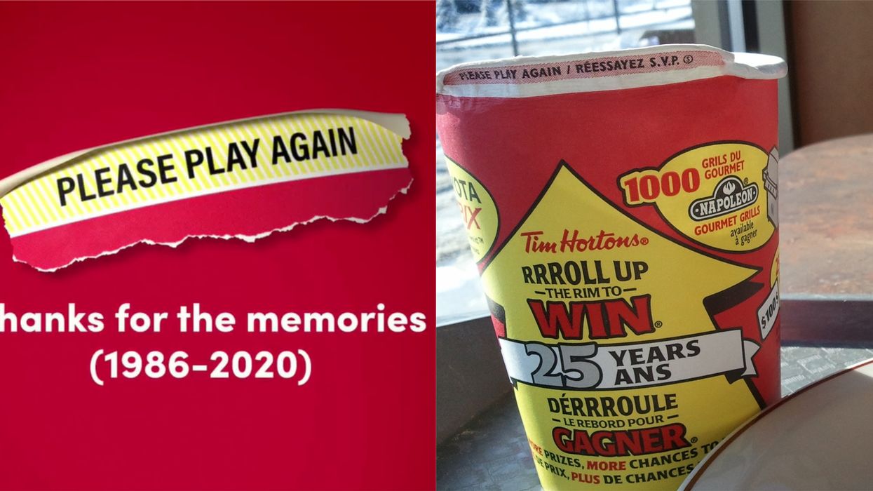 Tim Hortons Roll Up The Rim 2021 Got Rid Of 'Please Play Again'