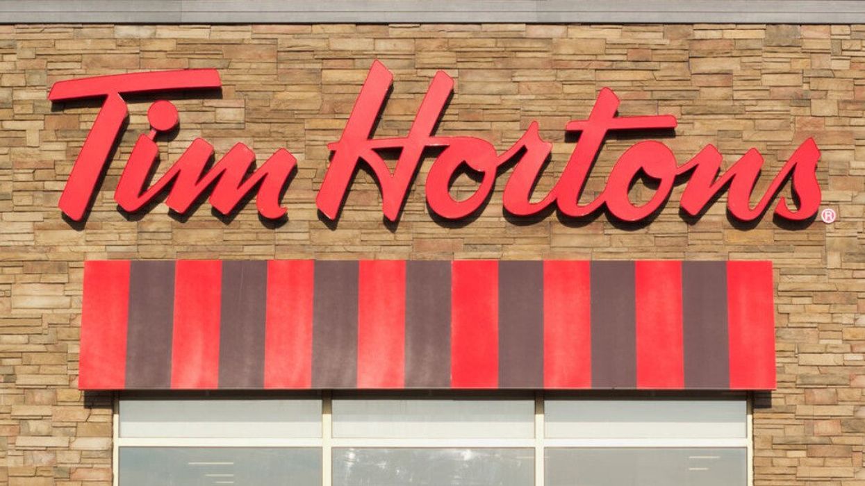 Tim Hortons storefront.