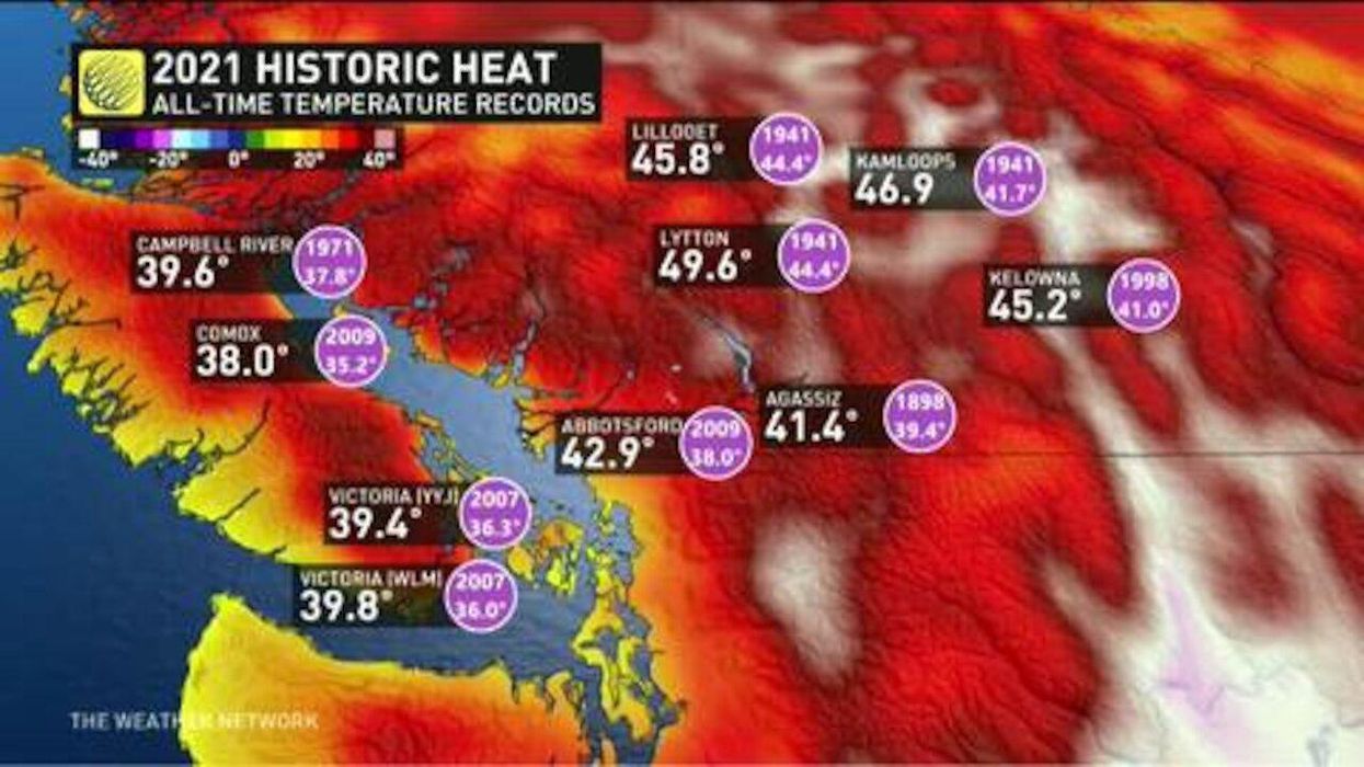 This BC Town Has Smashed Heat Records 3 Days In A Row & It's Literally Hotter Than Dubai
