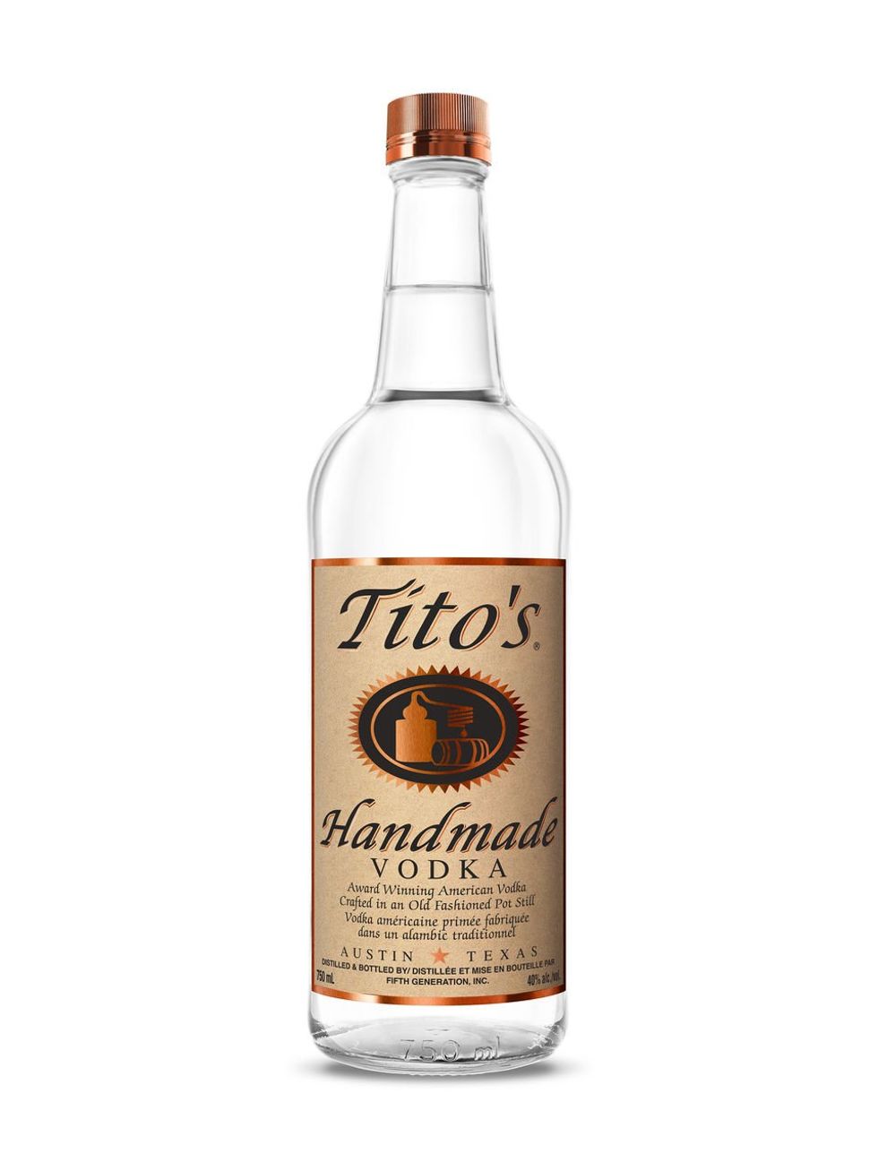 Tito's Handmade Vodka.