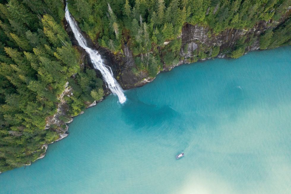 Toba Inlet Waterfall Tour.