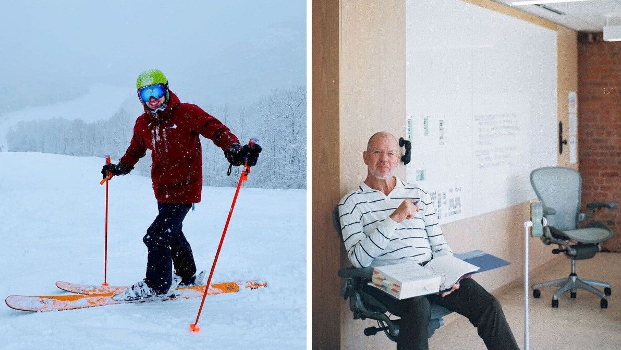 tobi lutke. right: chip wilson
