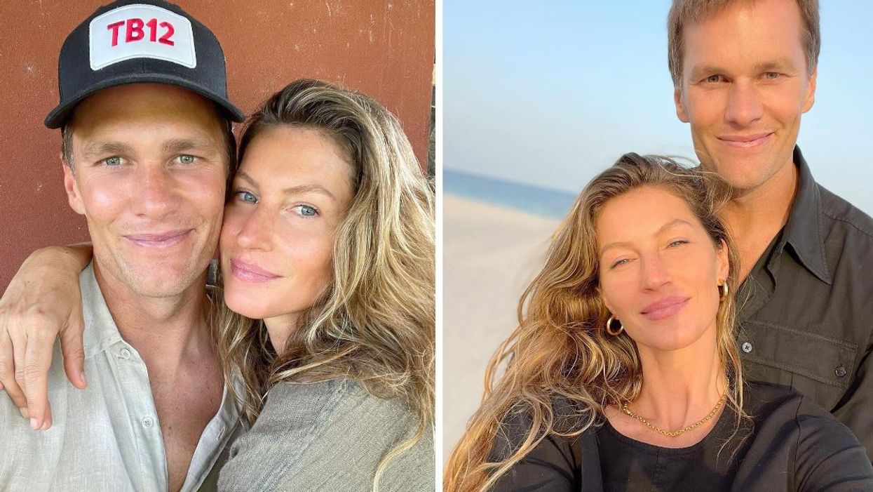 Tom Brady and Gisele Bündchen.