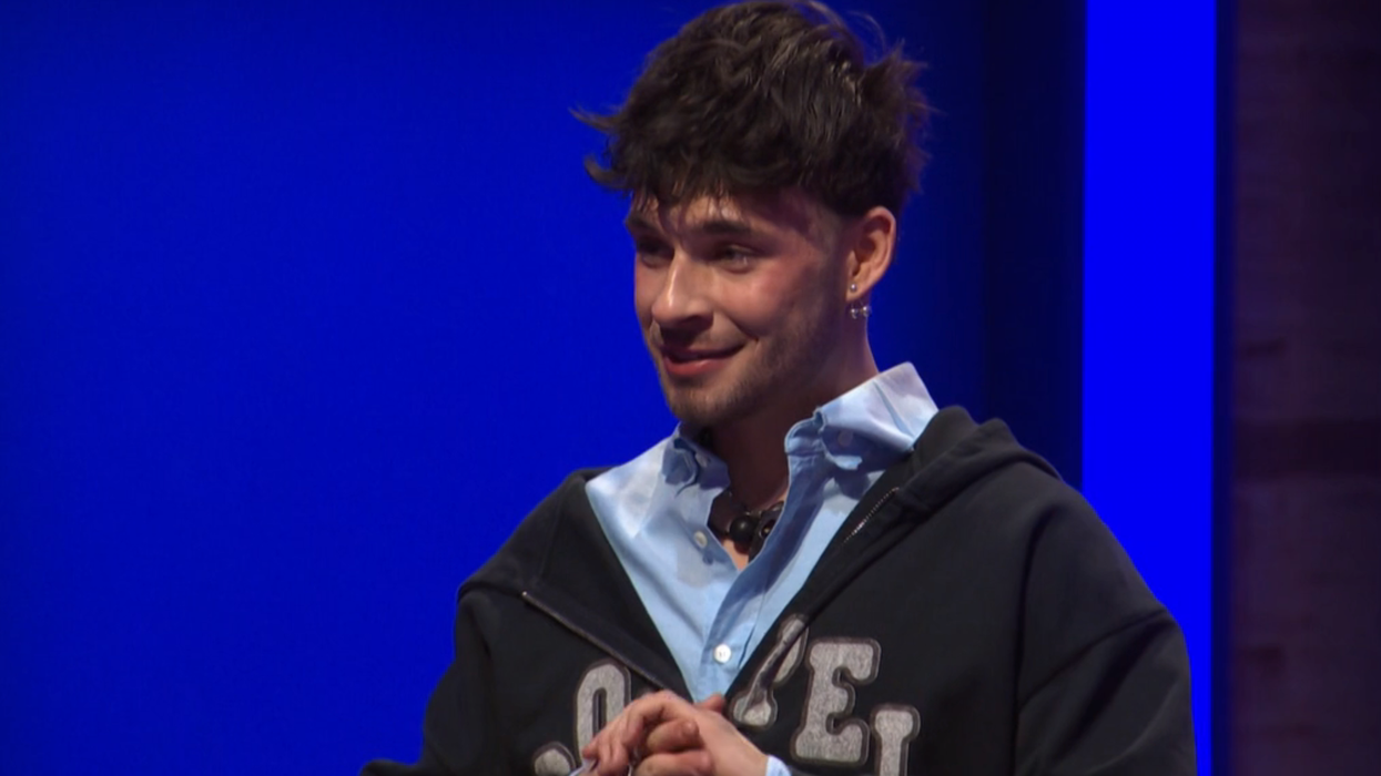 Tom-Éliot Girard, lors de son discours d'éviction à Big Brother Célébrités.