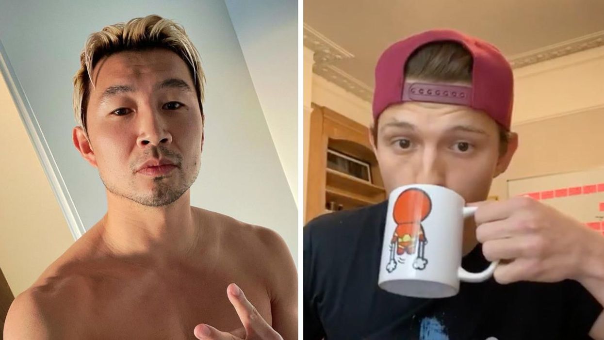 Tom Holland Left Simu Liu A Sweet Voice Memo & It's The Marvel Crossover You Love To See
