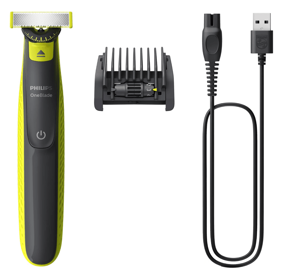 Tondeuse et rasoir \u00e9lectrique hybride Philips OneBlade 360 QP2724/22 sur le site Amazon Canada.