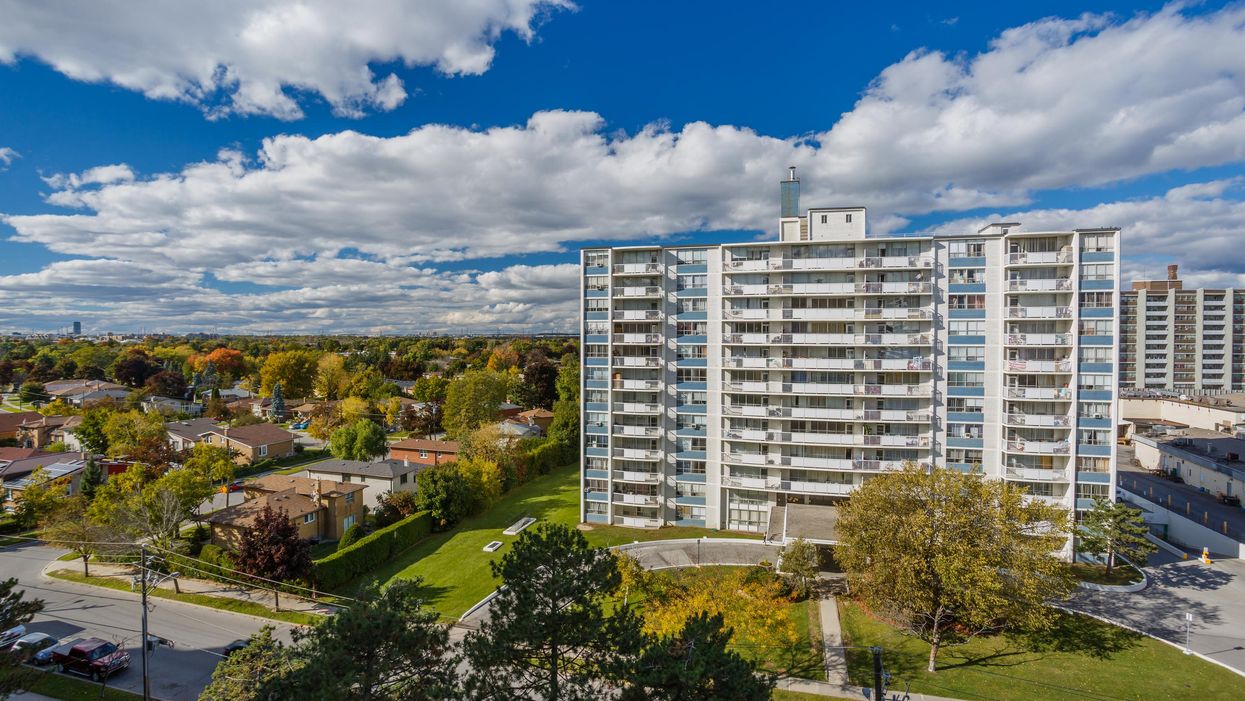 Toronto apartment buildings.