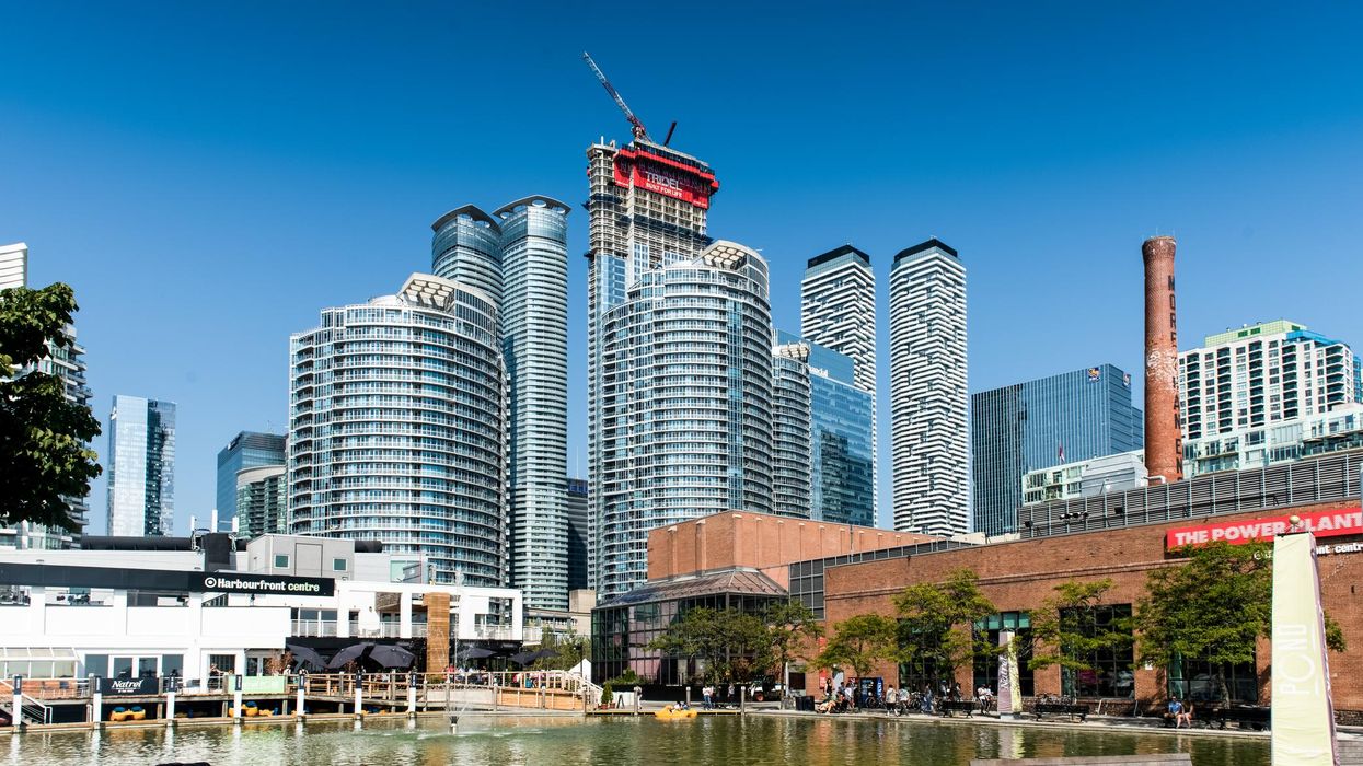 Toronto apartment buildings.