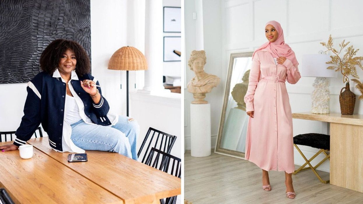 Toronto-based creator Assa Cisse. Right: Beauty influencer Osob Mohamud.