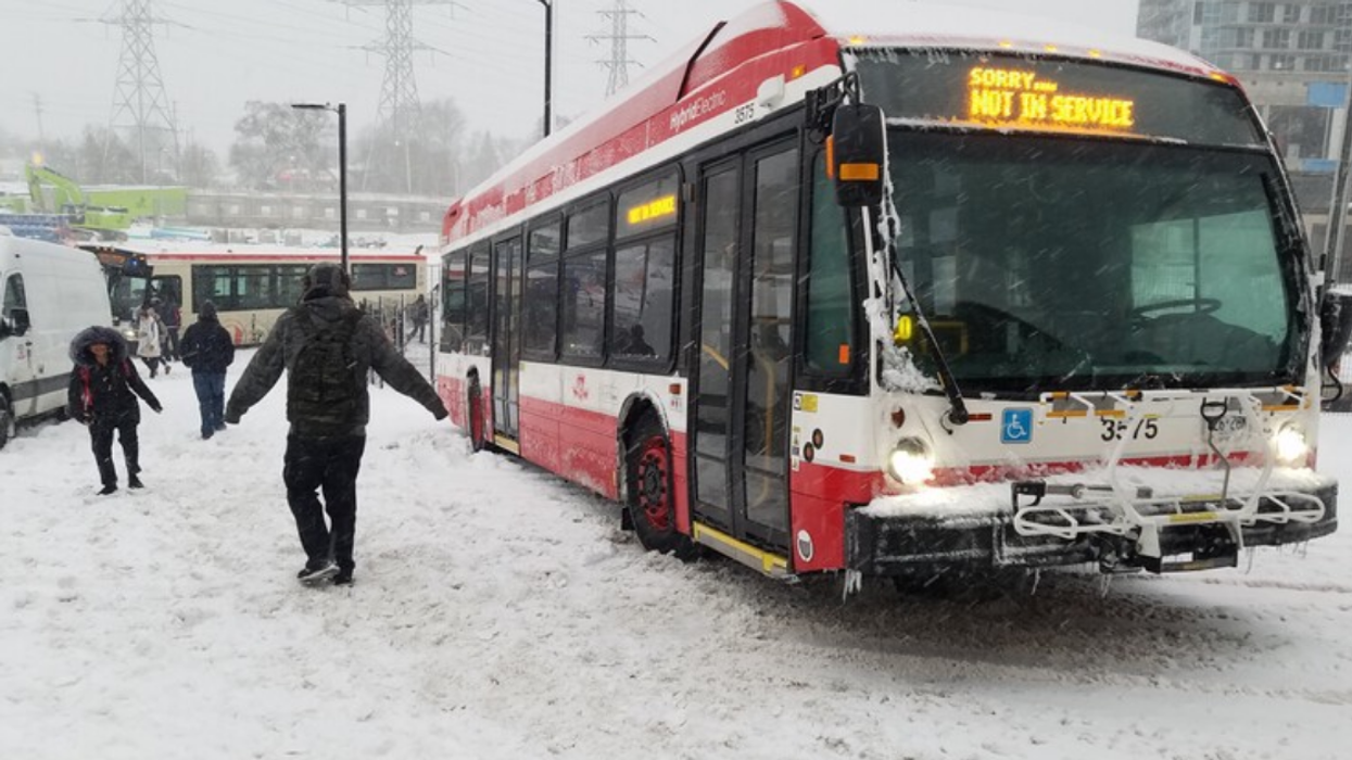 Toronto Blizzard Is Causing 'Major' TTC Delays & Good Luck Getting Anywhere On Time