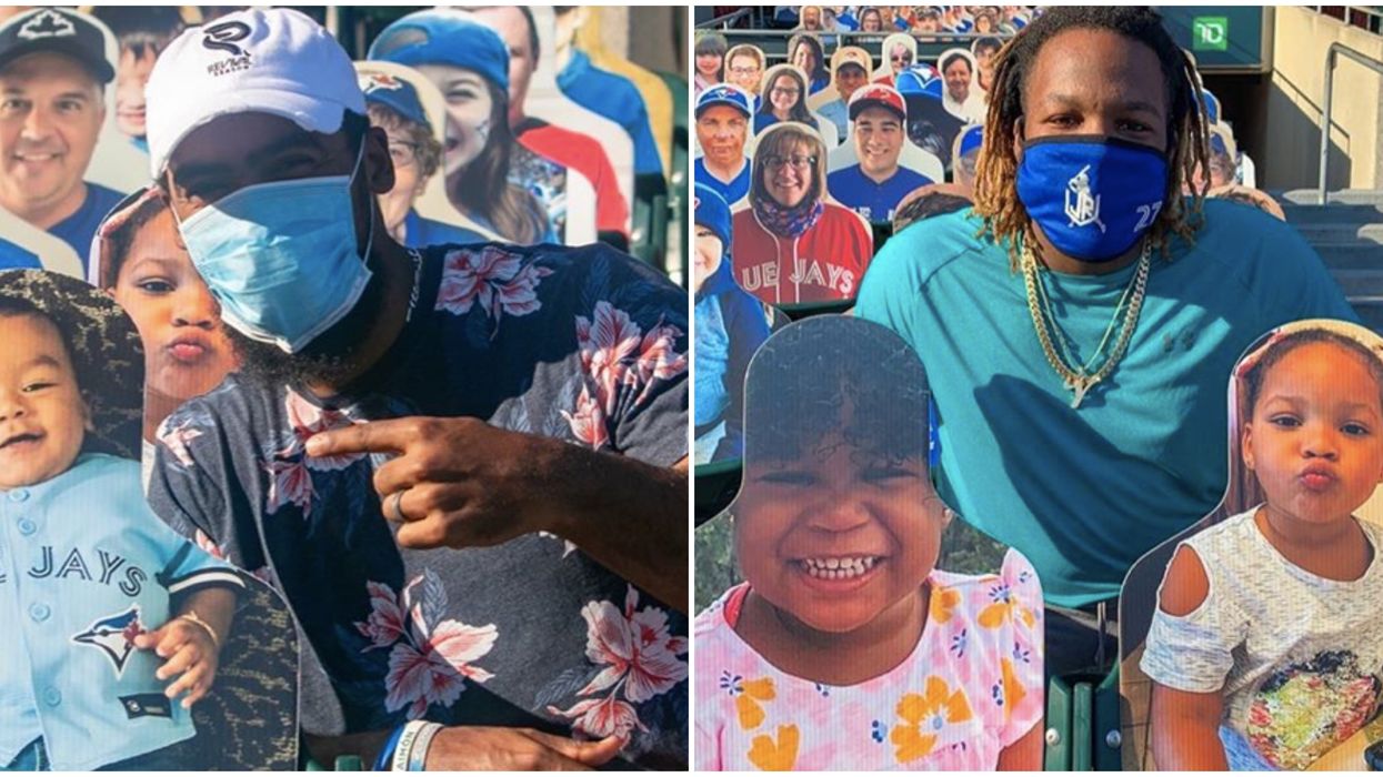 Toronto Blue Jays In Buffalo Are Sharing Photos Of Their Adorable Family Cutouts