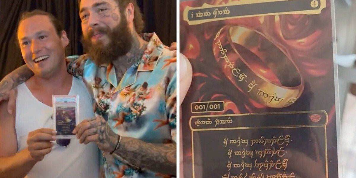 Post Malone Bought The Rare 'One Ring' Playing Card From A Toronto Man & Paid $2M For It - Narcity Post Malone Bought The Rare 'One Ring' Playing Card From A Toronto Man & Paid $2M For It - Narcity