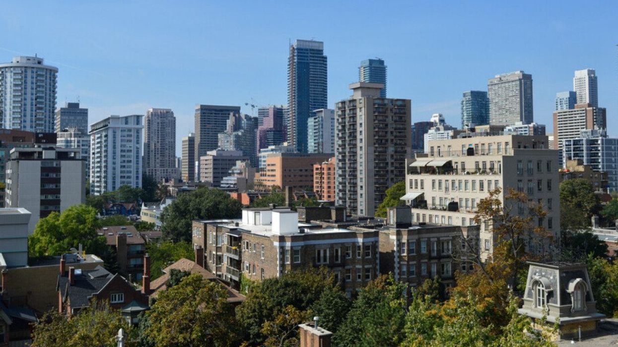 Toronto condo buildings.